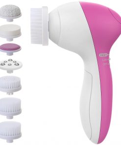 7-in-1 Brush Spa Cleansing Foot Massager Exfoliator Body Cellulose Remover SALE - Pink