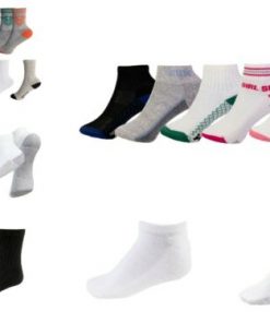 Boys Girls Kids sports Ankle Crew Cushioned Trainer Socks Cotton Rich Lot (10 DOZEN)