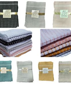 Tea Towel 100% Premium Cotton DishCloth Super Soft & Absorbent Kitchen Towel Lot (1 DOZEN OF 3 CLOTHES)