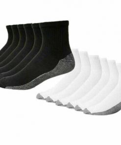 Pairs Men’s Industrial Quarter Boot Work Socks Thick Heavy Duty 6-11 lot (10 DOZEN)
