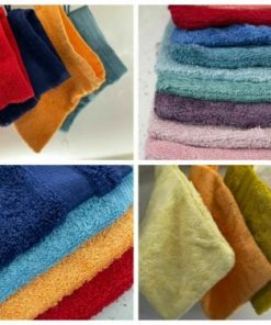 Premium 100% Egyptian Cotton Towels Luxury Soft Hand Towel Wash Mitts 600 GSM (12 HAND TOWLES)