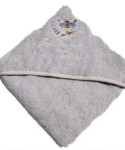 Luxury Super Soft Baby Hooded Towel 100% Cotton Bath Embroidered Towel 600GSM (5 INDIVIDUAL TOWLES)