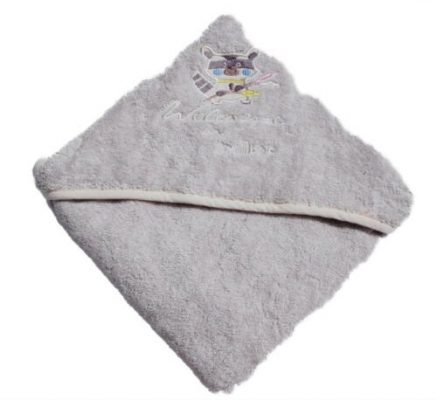 Luxury Super Soft Baby Hooded Towel 100% Cotton Bath Embroidered Towel 600GSM (5 INDIVIDUAL TOWLES)