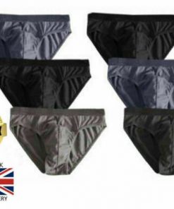 Mens Sports Soft Cotton Ribbed Slips Briefs Pants Underwear Hipsters S – XXL (2 DOZEN)